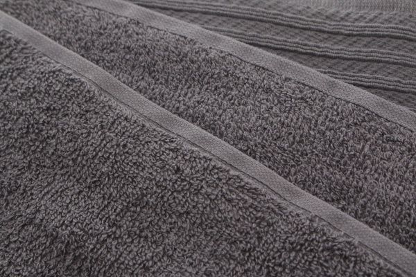 Набор полотенец махровых 2 шт. Soft антрацит Durutex 