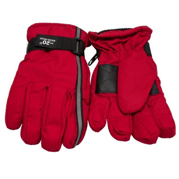 Варежки лыжные детские 23 см красный 517229 
