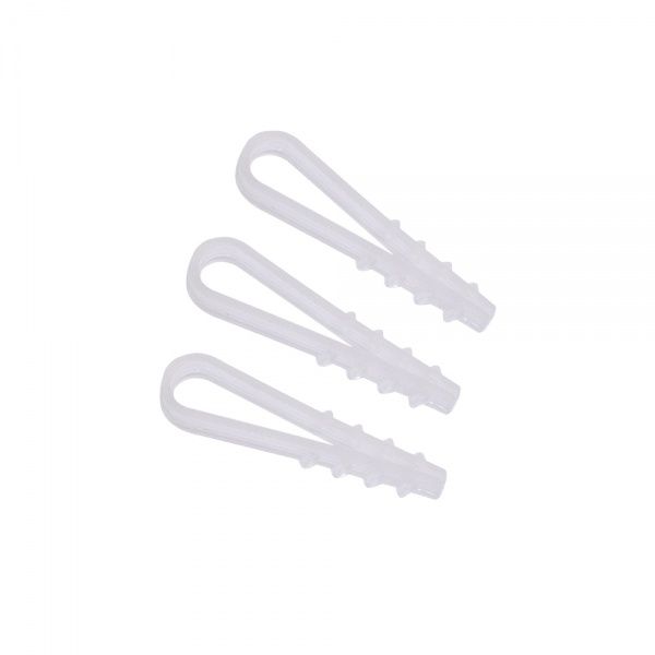 Дюбель-ялинка круглий Expert 8 мм 100 шт. прозорий 