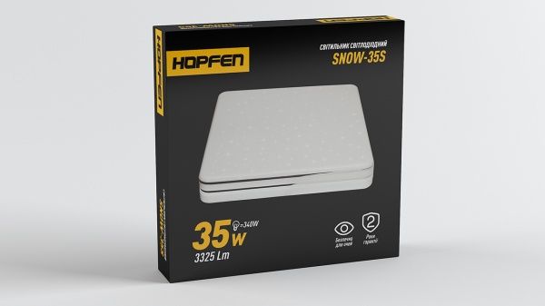 Світильник світлодіодний Hopfen SNOW-35S 35 Вт білий 4500 К SNOW-35S 35W 4500K