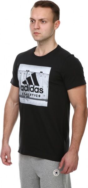 Футболка Adidas CATEGORY ATH BK2794 XL чорний