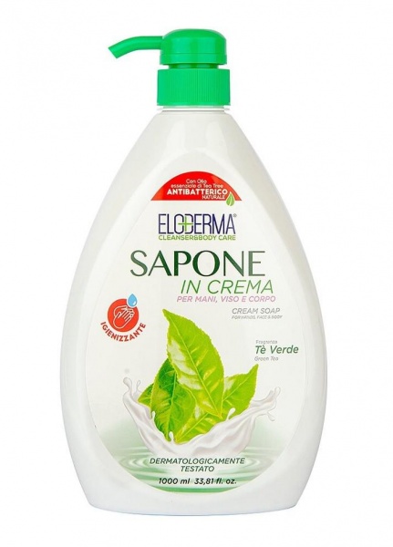 Крем-мыло Eloderma Зеленый Чай 1000 мл