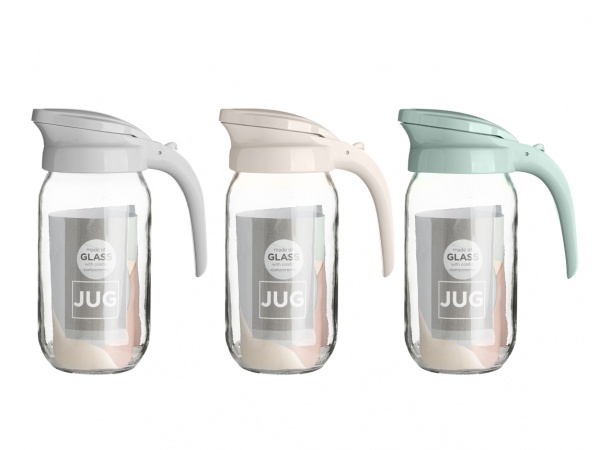 Кувшин с крышкой 1,0 л в ассортименте Florina