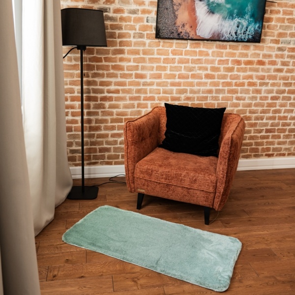 Килимок Dariana Rabbit Melange 75x150 см mint 