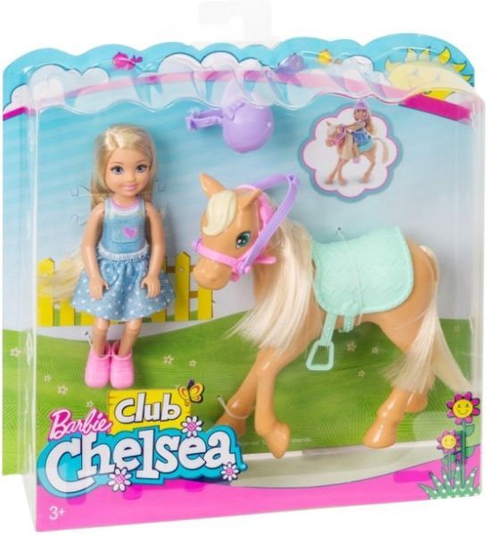 Ігровий набір Barbie Челсі та поні DYL42