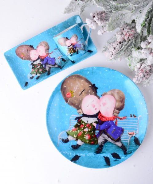 Набор для кофе Gapchinska Первый поцелуй 2 предмета 924-342 Gapchinska