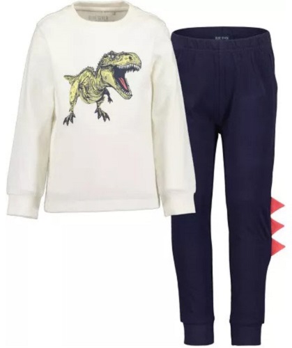 Пижама для мальчиков Bambinelli р.128-134 белый с синим 877522-00 X 808