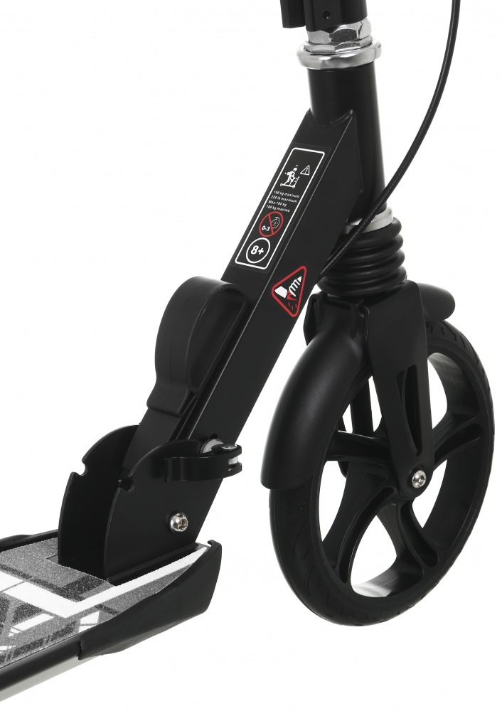 Самокат MaxxPro kids чорний із білим LS204