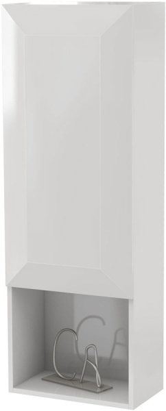 Шкаф навесной Karat KRWHSN1D-400 белый глянец 