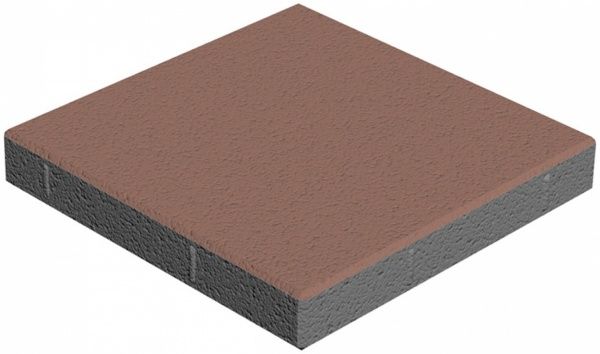 Тротуарная плитка Золотой Мандарин персиковая 400х400х60 мм