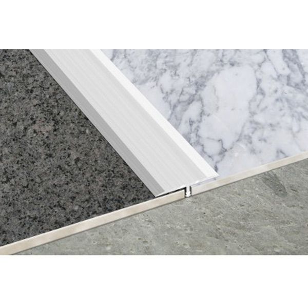 Порожек алюминиевый АТ-26 анодированный тавровый TIS 2700 мм серебро