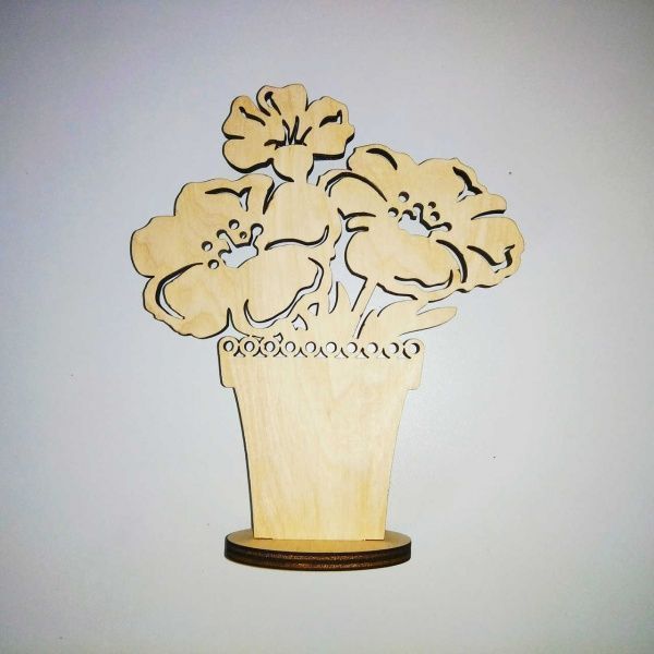 Заготовка Цветы Фанера 6 мм 