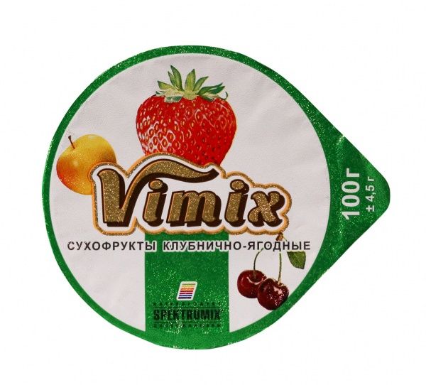 Снеки Spektrumix Vimix Клубнично-ягодные 100 г 