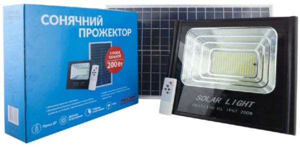 Светильник светодиодный AllTop 0837D200-01 200 Вт черный 