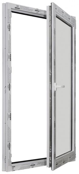 Окно поворотно-откидное ALMplast 4K 800x1200 мм правое 