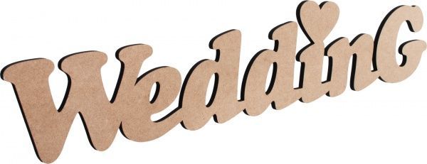 Набір заготовок WEDDING, 2 шт., 55х11,3х0,6 см Rosa Talent  