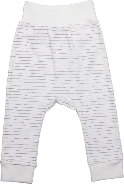 Штани для новонароджених Baby Veres Funy sparrows strip р.80 молочний 