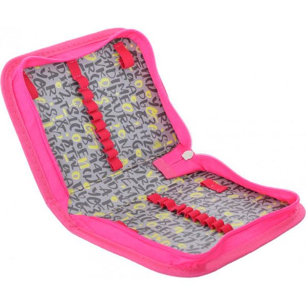 Пенал школьный Котенок 19,5x13x4 см разноцветный