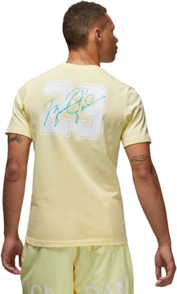 Футболка Jordan ESS FLIGHT23 GX SS CREW DM1428-821 р.S желтый