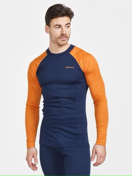 Комплект термобелья Craft 1909709-396580-8 р.2XL синий с оранжевым