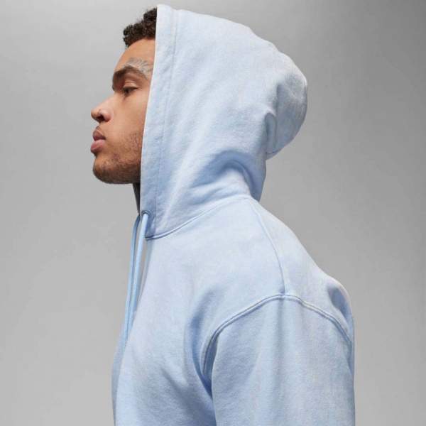 Джемпер Nike M J ESS STMT WASH FLC PO DR3087-411 р. S блакитний