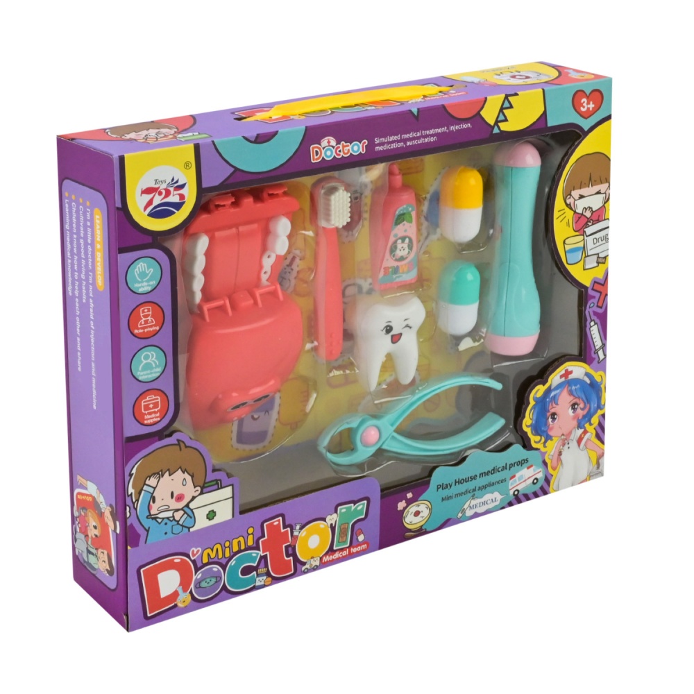 Набор врача-стоматолога Shantou с аксессуарами 725-84