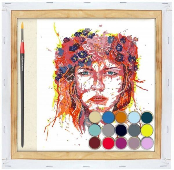 Картина за номерами Вінок Rosa Start 