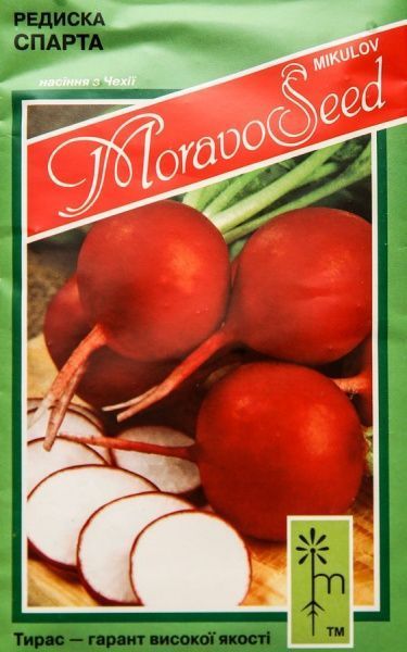 Семена MoravoSeeds редис Спарта 3г