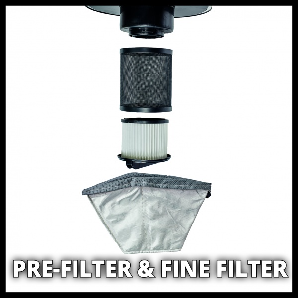 Пылесос Einhell TC-AV 1618 D для золы 2351660