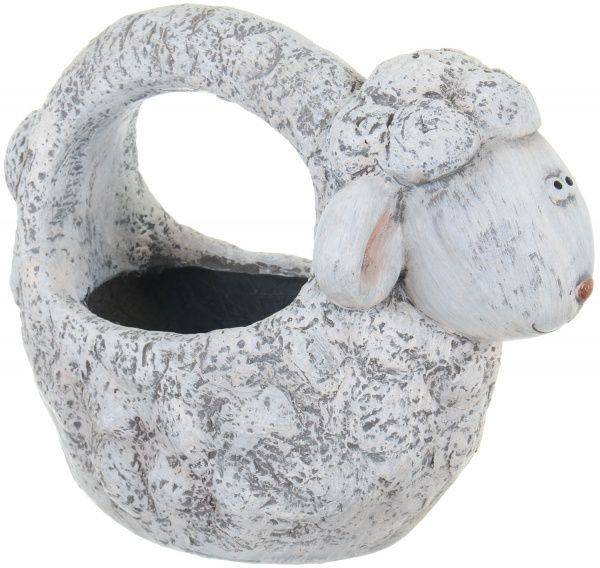 Горщик для квітів 430х225х330 мм овальний білий 