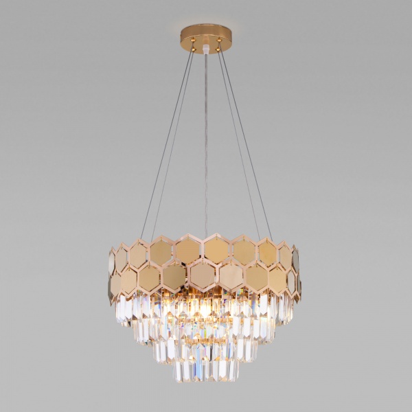 Люстра підвісна Strotskis Ariana 5x60 Вт E14 золото 10113/5 (золото) 