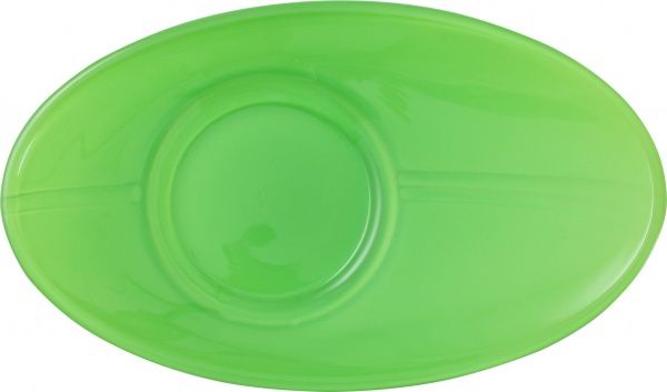 Чашка с блюдцем 230 мл зеленая Glasmark