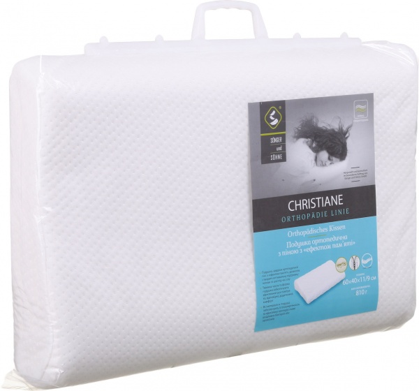 Подушка ортопедична Christiane Songer und Sohne 40x60 білий