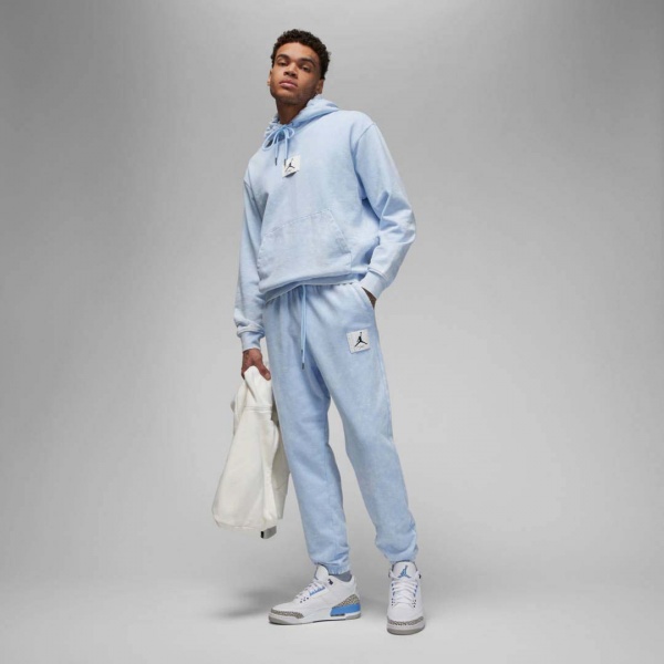 Джемпер Nike M J ESS STMT WASH FLC PO DR3087-411 р. M блакитний