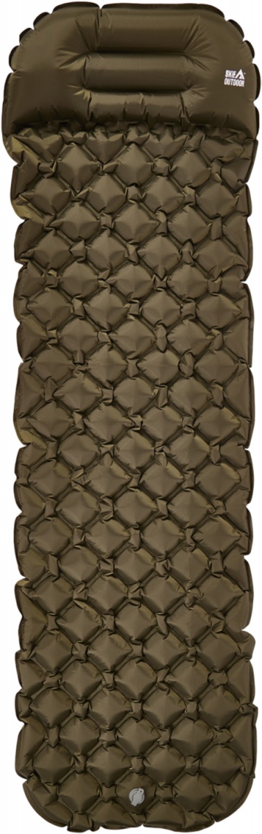 Каремат надувной тактический SKIF Outdoor Scout 389.03.75 190x56 см хаки — фото 1