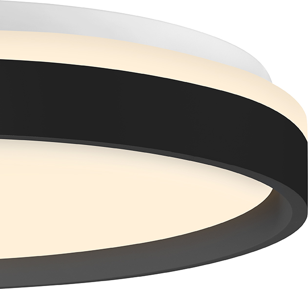 Світильник стельовий Sensio LED Isa 60 Вт білий із чорним 3000-6500 К AR-N250301397