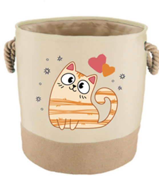 Корзина для игрушек HW Кошка 40х40х50 см NULL — фото 1