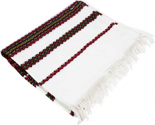 Рушник обрядовий 081/00-3-09 33x240 см Едельвіка червоний 