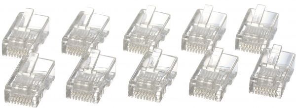 Штекер комп’ютерний EMT RJ 45 8P8C 10 шт./уп.