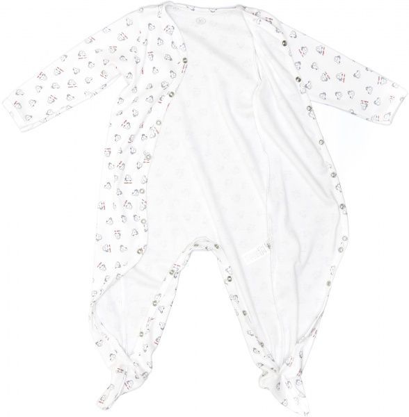 Комбинезон Фламинго Комбінезон ясельний машинки (68 - 44, білий/сірий) 512-1009-9 (22285910) р.68 512-1009-9 