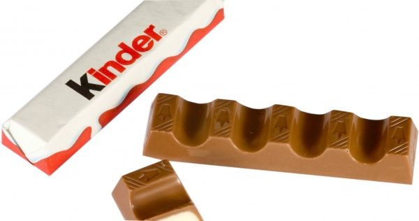 Батончик Kinder Chocolate 8 порций 100 г