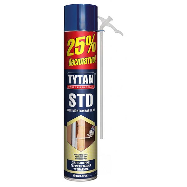Пена монтажная Tytan PROFESSIONAL STD BASE 750 мл