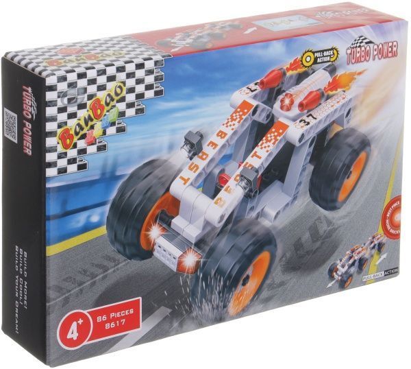 Конструктор BanBao Turbo Машинка для перегонів 8617