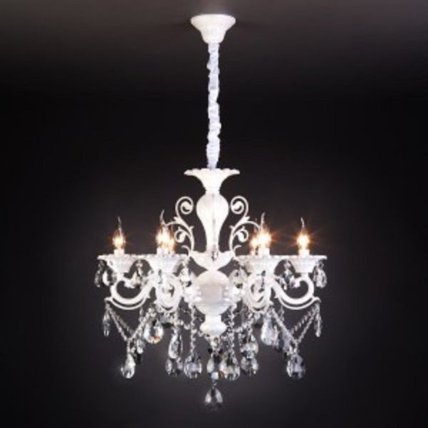 Люстра підвісна Strotskis Tivoli 6x60 Вт E14 білий 294/6 