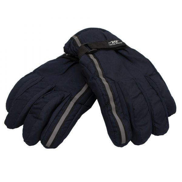 Варежки лыжные детские 23 см синий 517052 