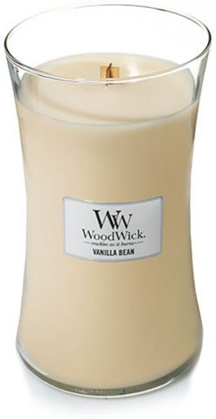 Свічка ароматична Large Vanilla Bean 609г Woodwick