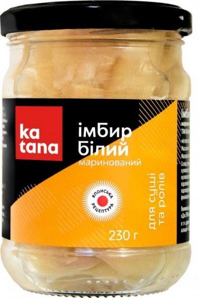 Имбирь белый маринованный 230г (4820131230161)