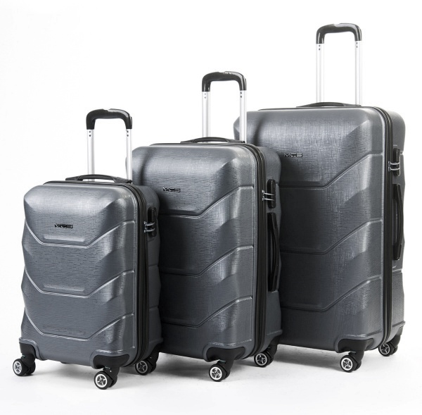 Чемодан 100 л серебряный MCS V300 на 4 колесах L 28