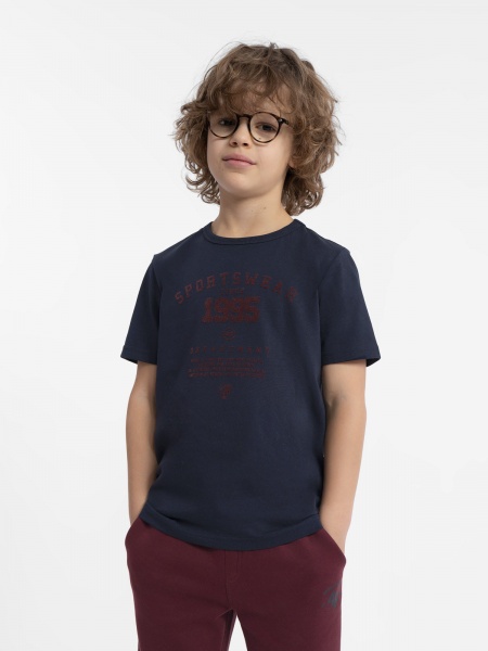 Футболка 4F TSHIRT M0804 4FJAW23TTSHM0804-31S р.152 синий