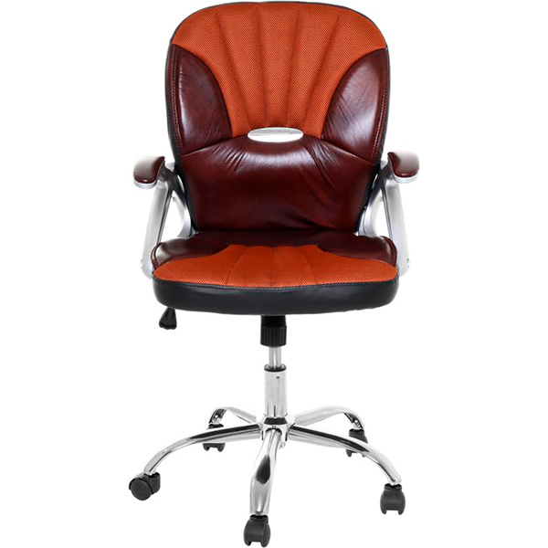 Кресло офисное Дублин коричневое